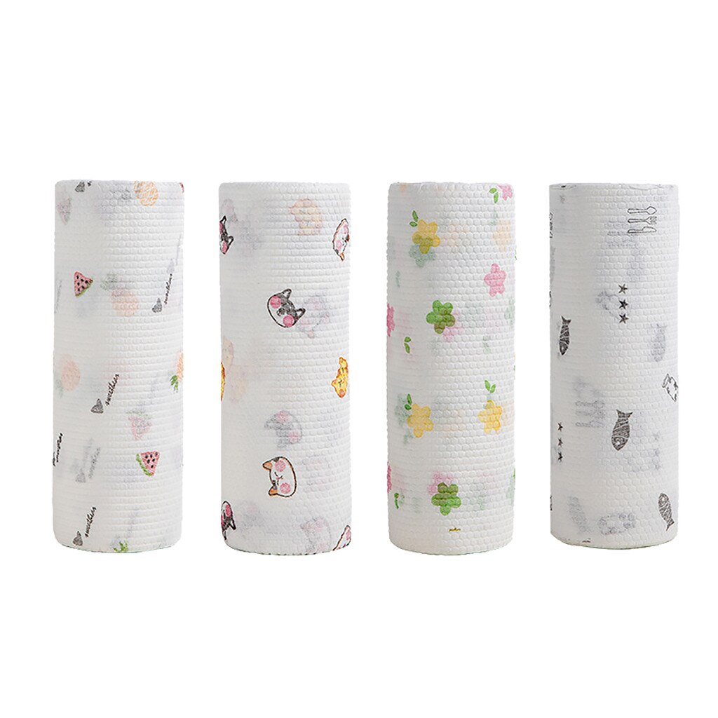 Premium Material Disposable Cleaning Cloth Kitchen Paper Dishcloth Cleaning Tools Suitable for Kitchen Window Furniture: Default Title