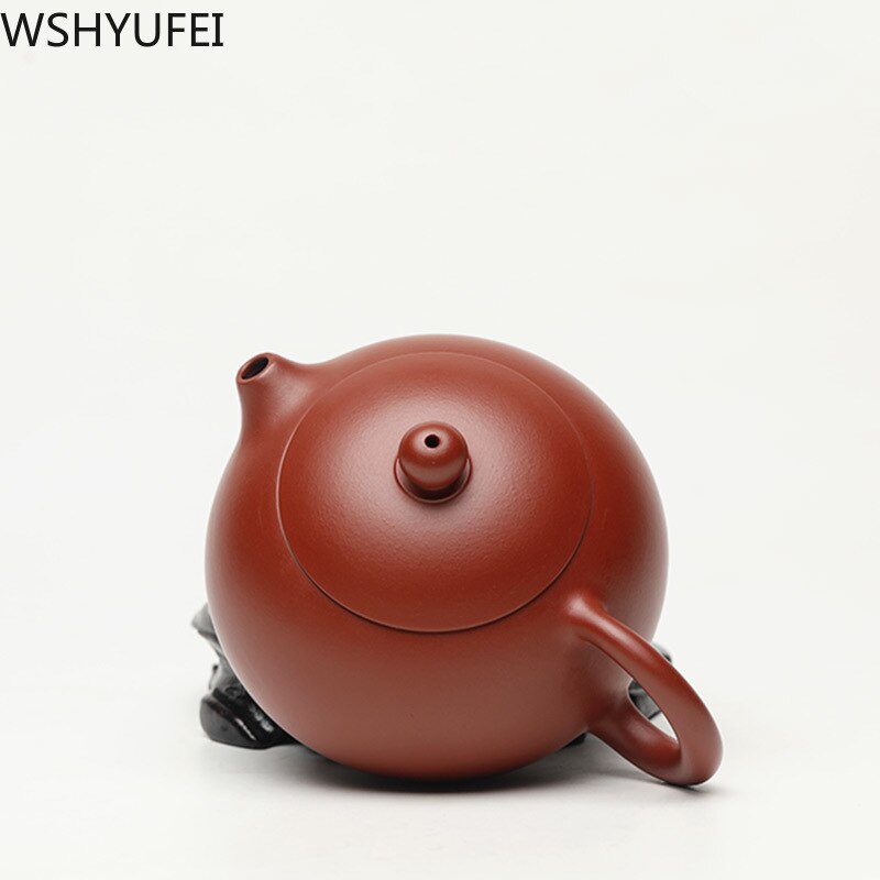 Chinese Yixing Thee Pot Paarse Klei Xishi Theepot Thee Zetgroep Beauty Waterkoker Handgemaakte Dahongpao Theewaar Thee Ceremony Supplies 180Ml