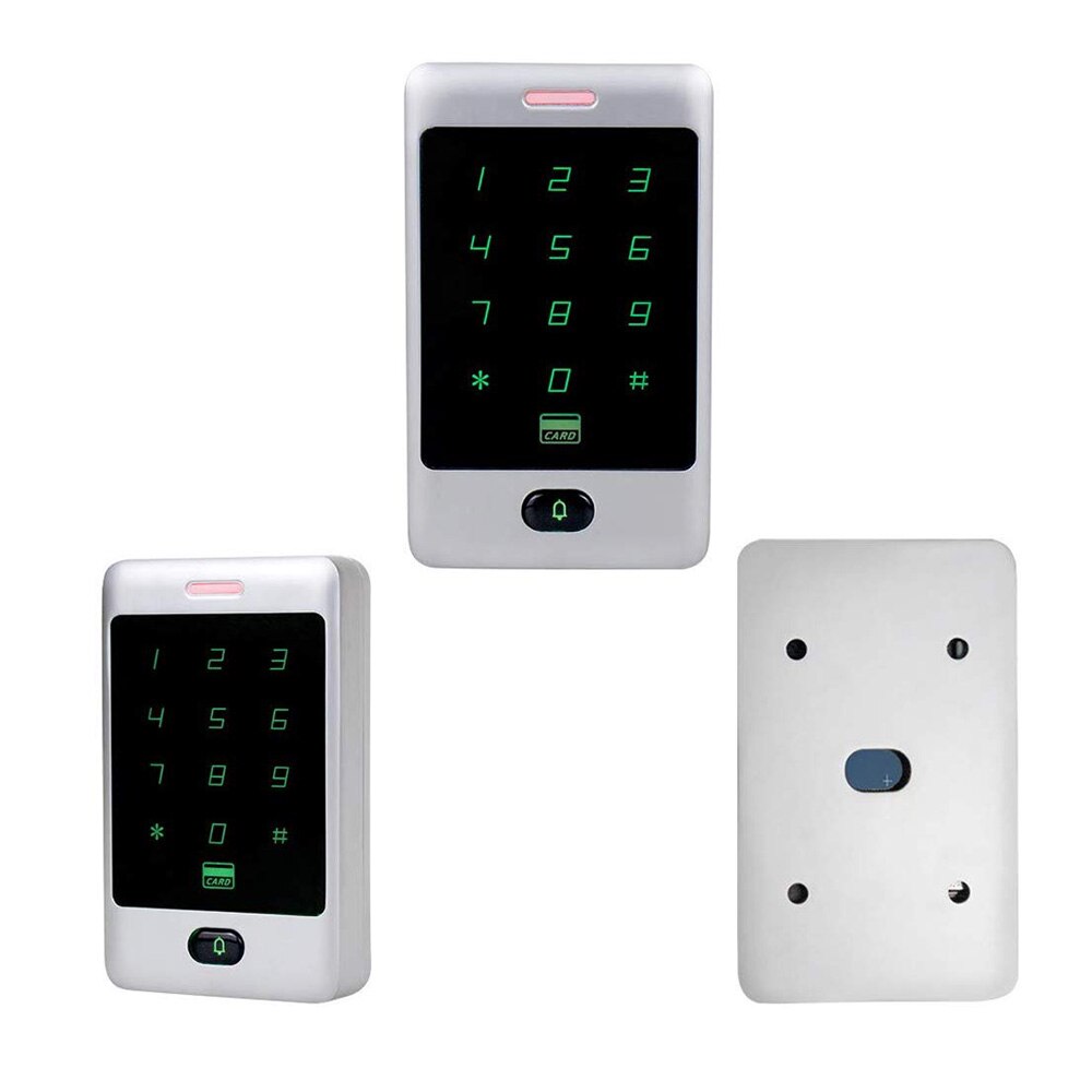 Standalone Access Control System 125KHZ RFID Keypad Metal Touch Waterproof IP65 Door Lock Security System WG26 input/output