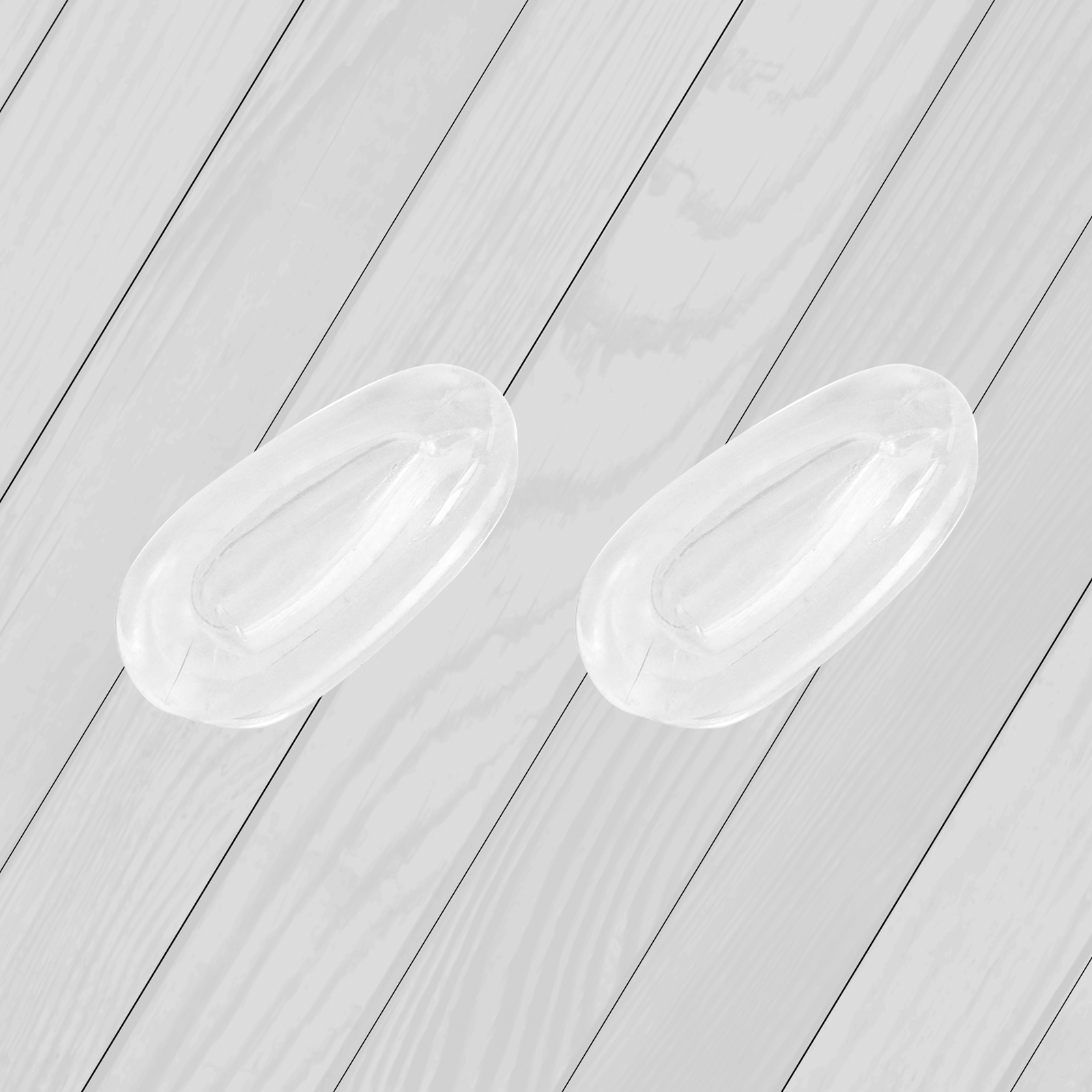 Eos siliconenrubber vervangende transparante neuspads voor oakley wingfold evr evs montuur met meerdere opties
