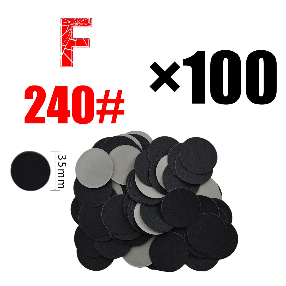 Edelstahl-Schleifpapier, 15 mm, 20 mm, 25 mm, Metallscheibe, Pediküre, rotierender Grat, Füße, Feile, Hornhaut, Schleifpapier, Nagelbohrer: WHITE