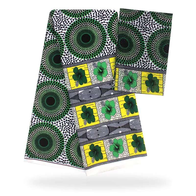 Ankara African Wax Prints Fabric Nigerian Satin Wax Fabrics 5 Yards Imitate Slik Fabric For Dress SM30: 14