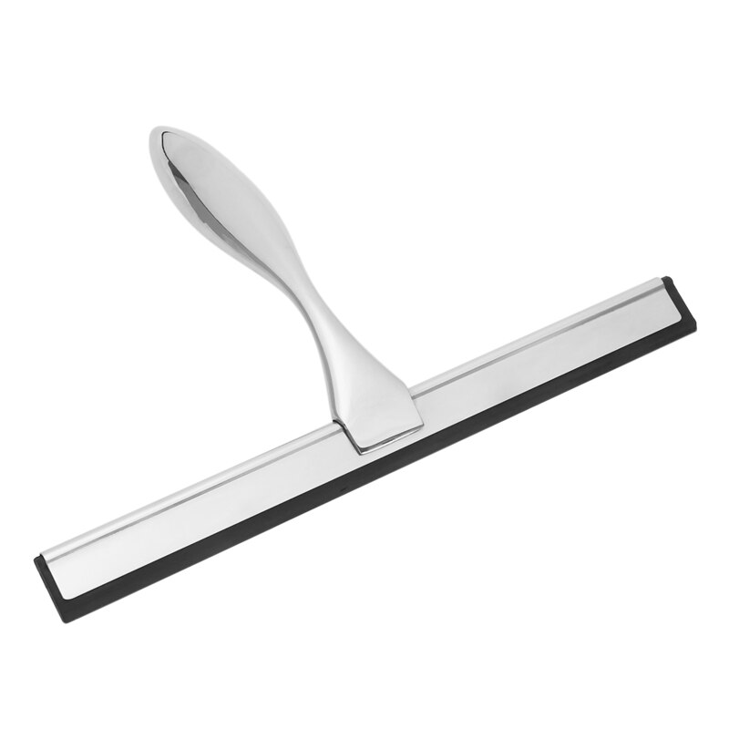 12-Inch Shower Squeegee Set, Includes Shower Door Hook and Adhesive Hook, Squeegee for Shower Glass Door