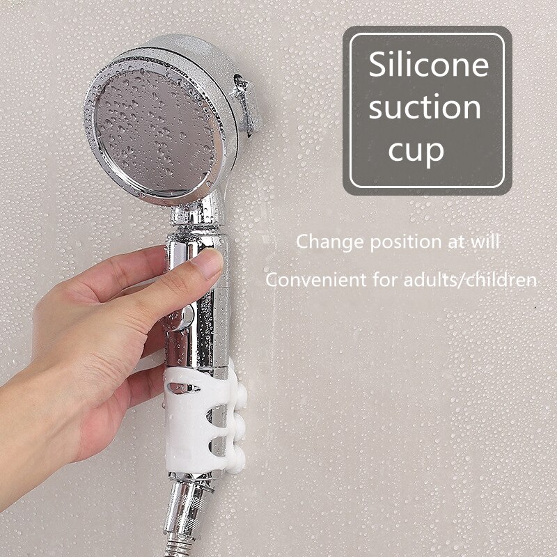 Shower Suction Cup Bracket, Shower Nozzle Silicone Free Perforation, No Trace, Free Sticking Holder, Shower Bracket
