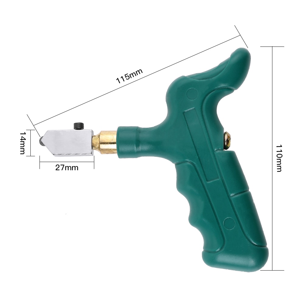 Ceramic Tile Glass Cutter Handheld Glass Delimitation Tile Cutting Tool Broadsword wheel glass Tile Cutter Hand Tools: Set 1