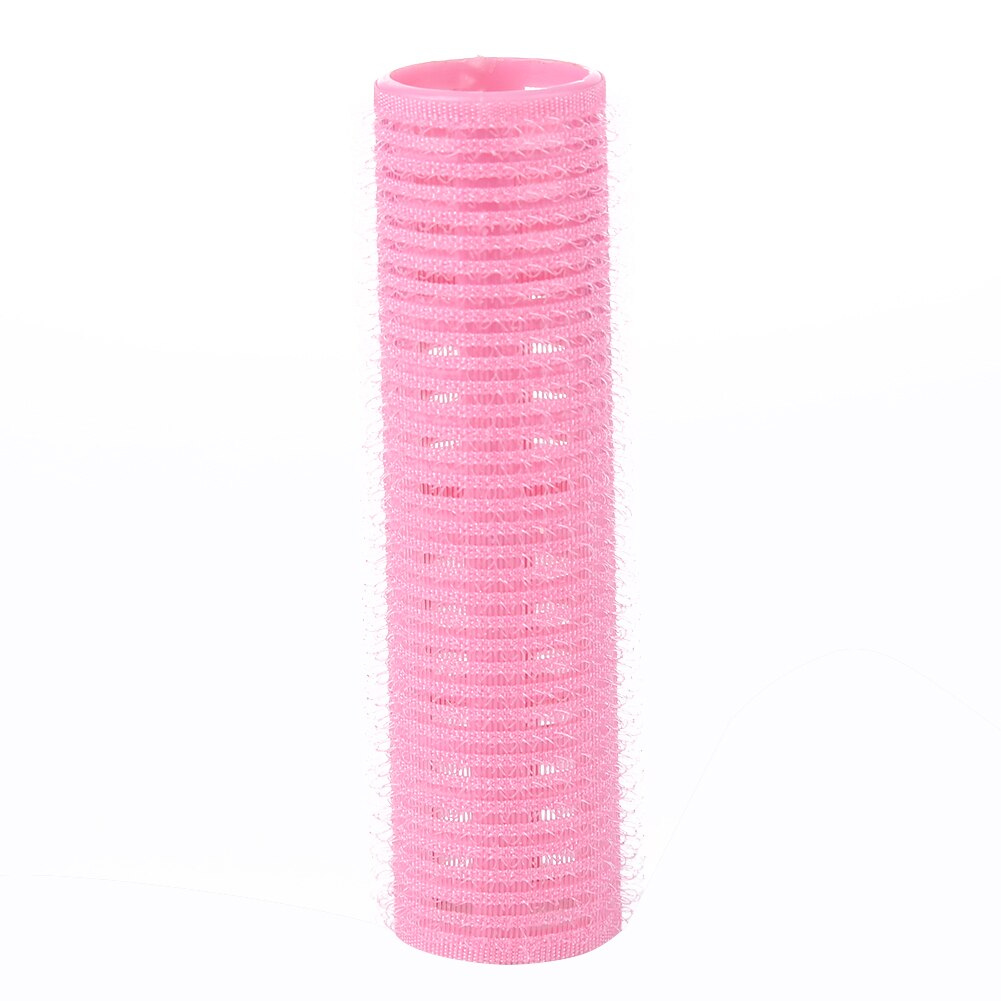 Hair Rollers Curlers Self Grip Holding Self-Adhesive Sticky Hairdressing Lazy Silk Ribbon Heatless Rod Headband Hair Styling: 105x27x27MM