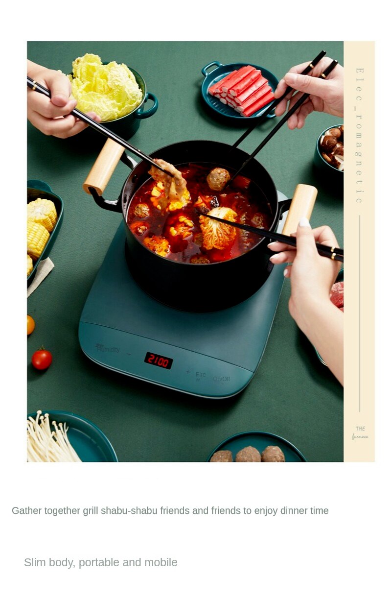 Induction cooker home small multi-function cooking pot integrated fire boiler full set of mini energy-saving battery stove