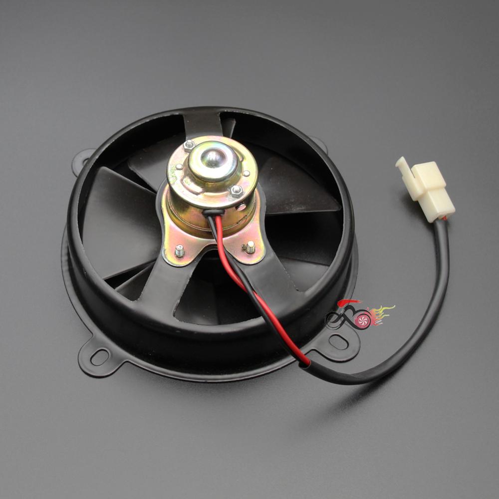 Radiador termo eléctrico de 12V y 6 pulgadas, ventilador de refrigeración para Quad Dirt Bike ATV Buggy, 150cc, 200cc, 250cc