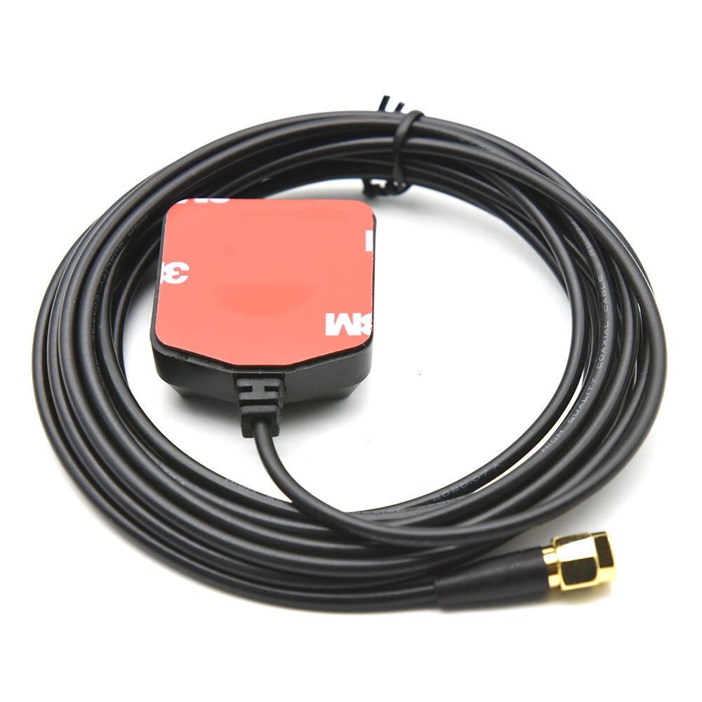 Car GPS Antenna Receiver Aerial Connector 3 Meter GPS Receiver Remote Antenna For GPS Speedometer Gauge GPS Navigation Antenna