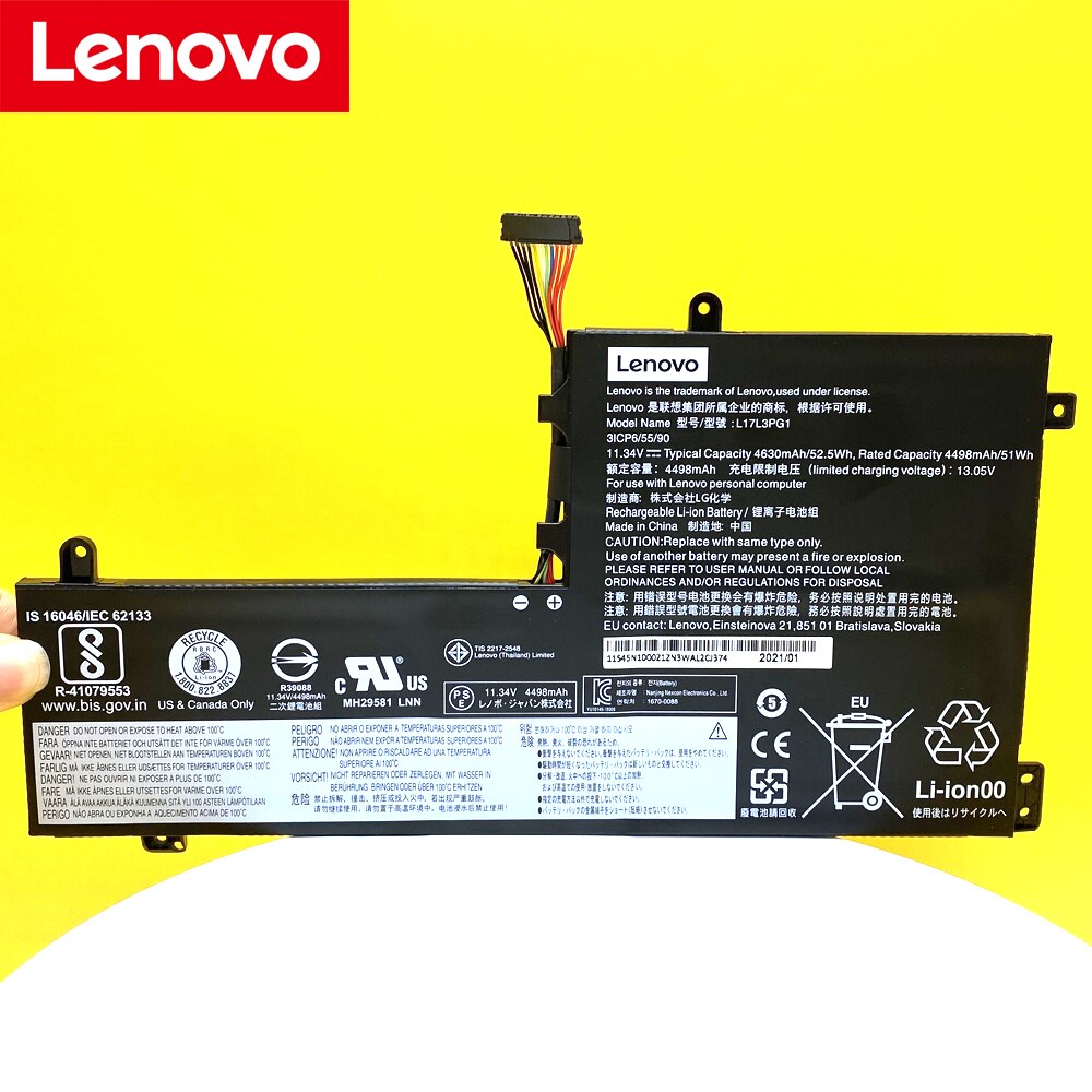 Original For Lenovo Legion Y540-15IRH Y730 Y740-15IRH Y7000 L17C3PG1 L17C3PG2 L17L3PG1 L17M3PG1 L17M3PG3 Laptop Battery