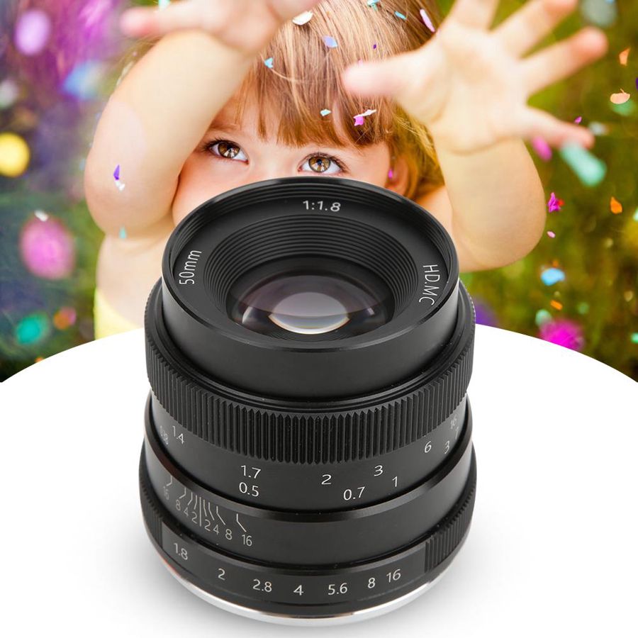 telephoto lens unit 50mm F1.8 Half Frame Portrait Fixed Lens Z Mount for Z6 Z7 Z50 Mirrorless Camera camcorders