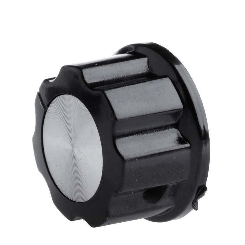 5Pcs Control Rotary Knob For 6mm Knurled Shaft Potentiometer Set