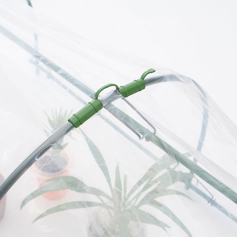 Pinces de fixation en Film plastique pour serre, 10 pièces par paquet, accessoires pour couverture de serre et Tunnel