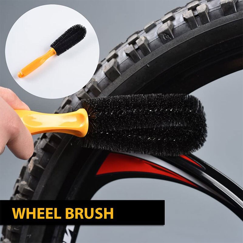 CYLION Chain Cleaner Bicycle Scrubber Brushes Mountain Bike Wash Tool Set Cycling Cleaning Kit Bike Bicycle Accessories