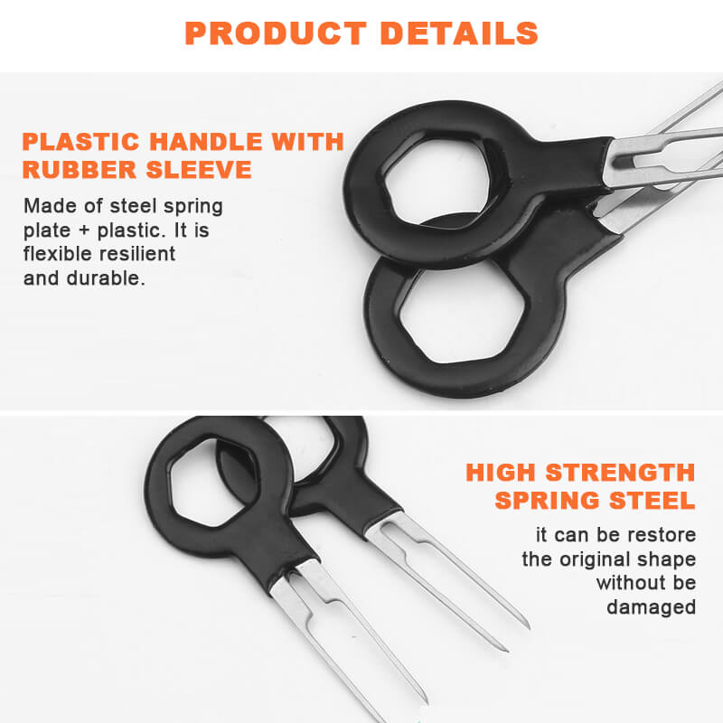 26pcs Car Terminal Removal Tool Wire Plug Connector Extractor Puller Release Pin Extractor Kit For CarPlug Repair Tool