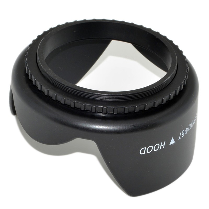 SLR Camera 49mm - 77mm 52mm 58MM Flower Petal Tulip Lens Hood Screw Mount for Canon Nikon D3300 D5300 D5200 D5500 D3200 D7100