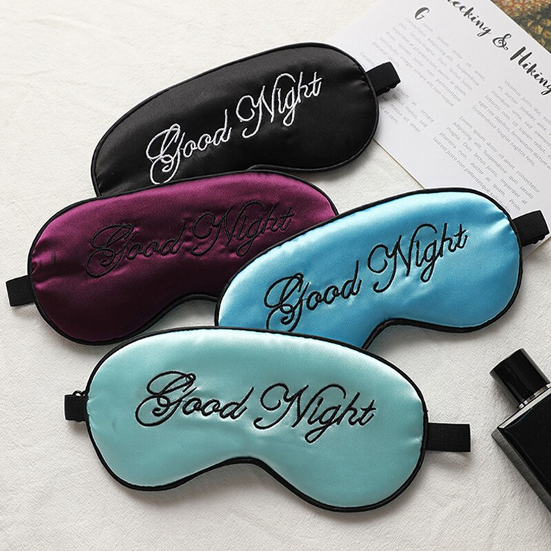 Sovmask andas relax skyddar lindra ögon vävnad tryck täcka ögon sova natt mask snygg bärbar