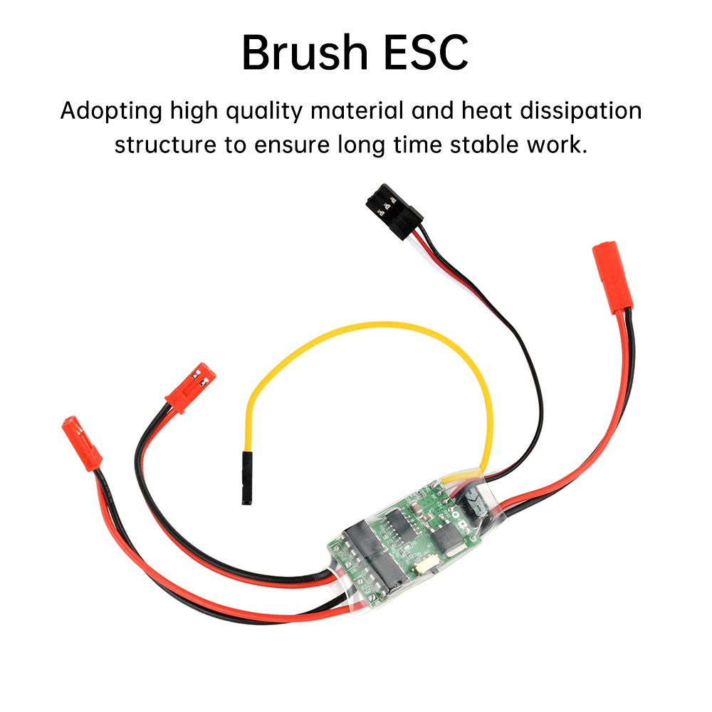 Dual bidirectional ESC brushed ESC module speed controller for RC model boats tanks tracked vehicles 2S 3S lithium battery 5A