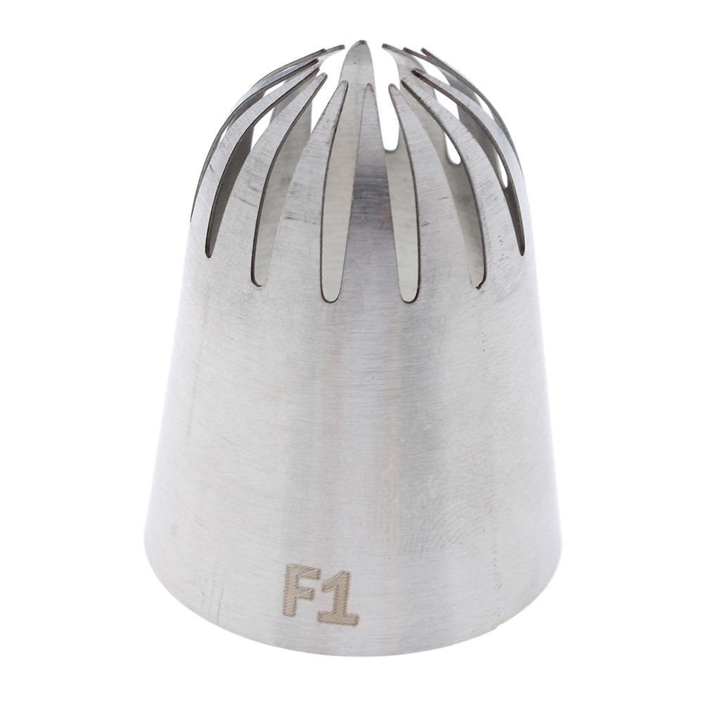 Ice Cream Cone Shape Piping Nozzles Rose Flower Dessert Cake Decorators Glutinous Kitchen Bakeware: F1