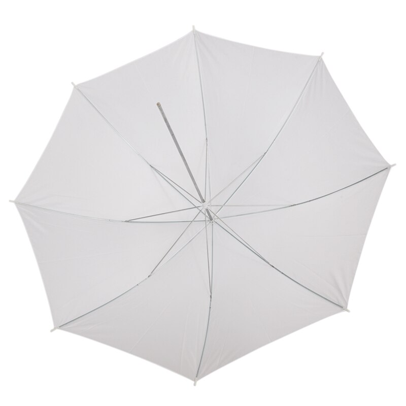 2 Pcs Umbrella:1 Pcs 83cm 33 Inch Studio Photo Strobe Flash Light Reflector Black Umbrella & 1 Pcs 40 Inch 103cm White Transluce