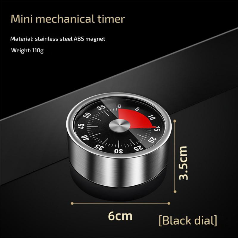 1pc Visual Timer Mechanical Countdown Timers Kitchen Classroom Baking Clock For Teaching Meeting Cookin Working: Brown