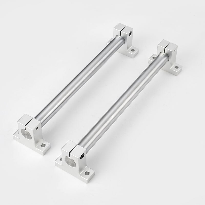4 stk  sk8 sk10 sk12 sk16 sk20 sk25 sk30 sk35 lineær lejeskinne aksel støtte lineær aksel lineær stang cnc router 3d printer del