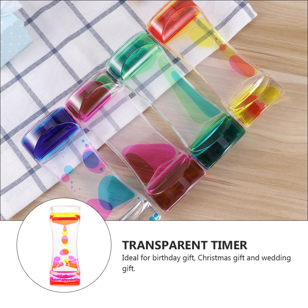 Liquid Motion Sandglass Timer Novelty Liquid Motion Bubbler for Children