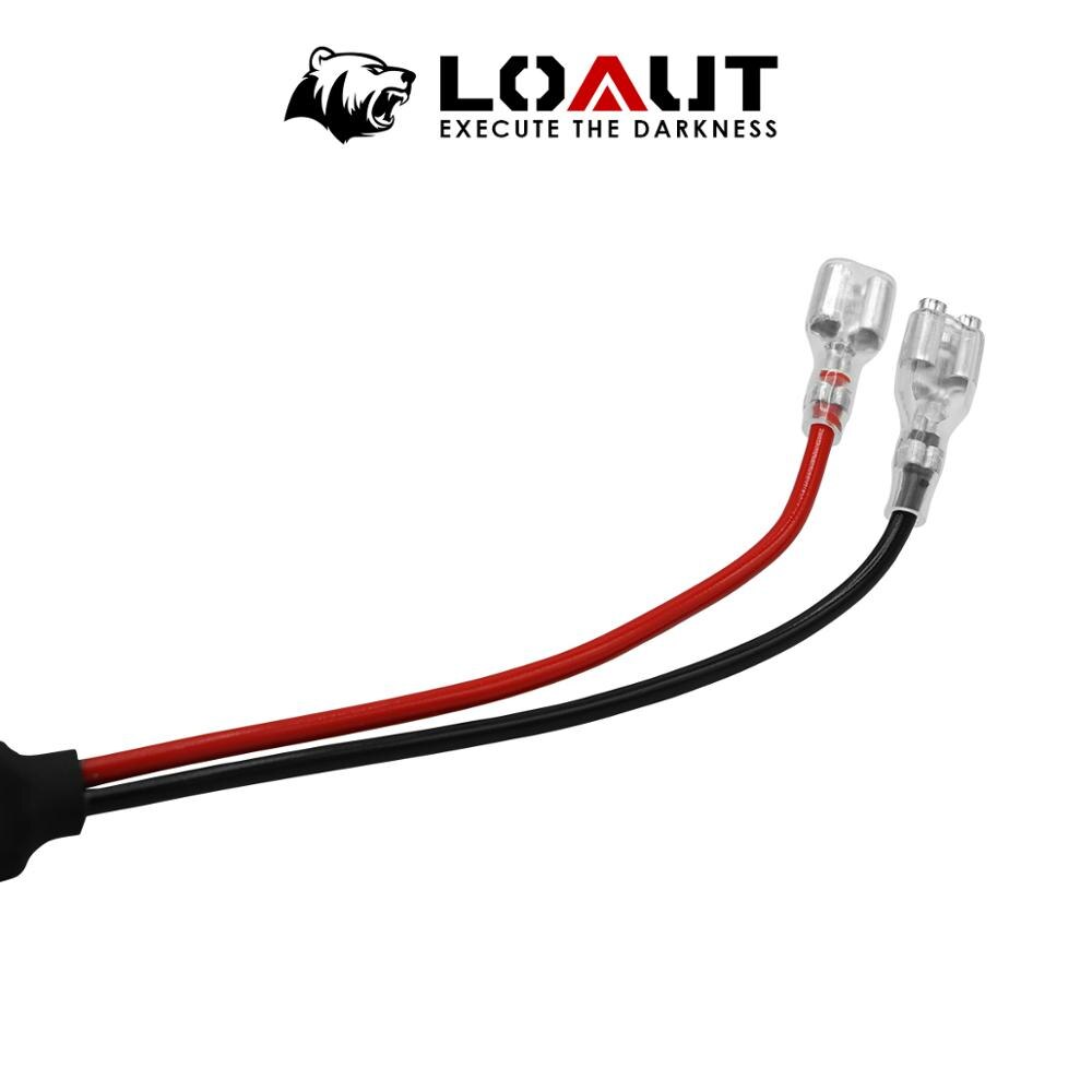 2 Pieces HID LED H1 Wire Replacement power cable Conversion Harness Wire Plugs Electricity Power Cables Adapter H1