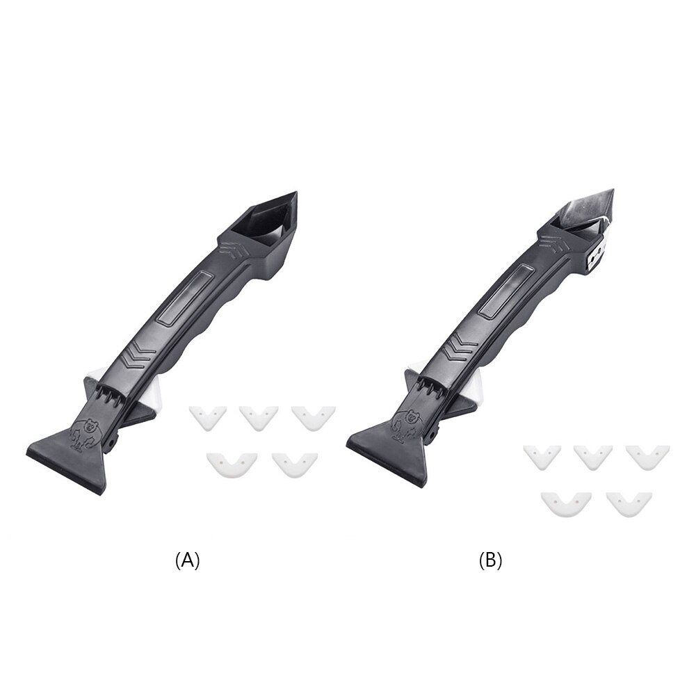 5 in 1 Silicone Remover Caulk Finisher Sealant Smooth Scraper Grout Kit Tool Plastic Removal Hand Set Tools Accessories