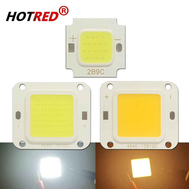 LED COB Chip 10W 20W 30W 50W 70W 100W DC30V 36V Backlight Diode Cold Warm White Street Lamp Matrix For DIY Flood Light Bulbs
