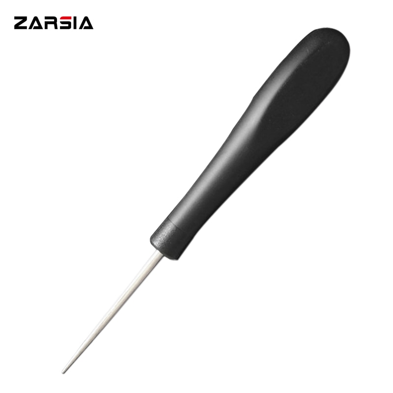 1pc ZARSIA Badminton/Tennis Racket Stringing Tools Parts -Straight Awl- Stringing Tools Pass Through a Grommet Black