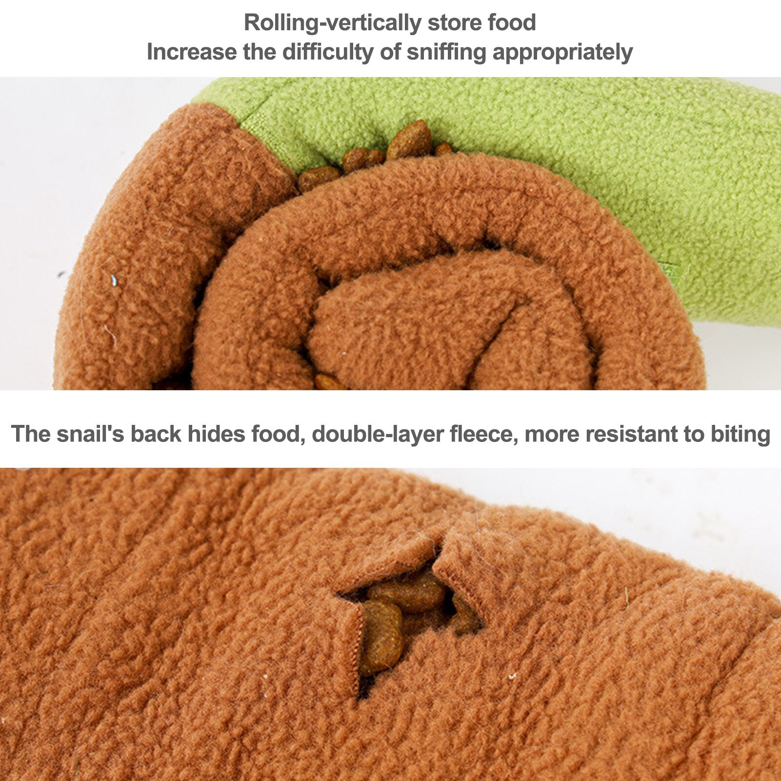 Magic Snail Plush Doll Educational Sniffing Snail Toy For Pet Teeth Leakage Training To Relieve Boredom Dog Toy