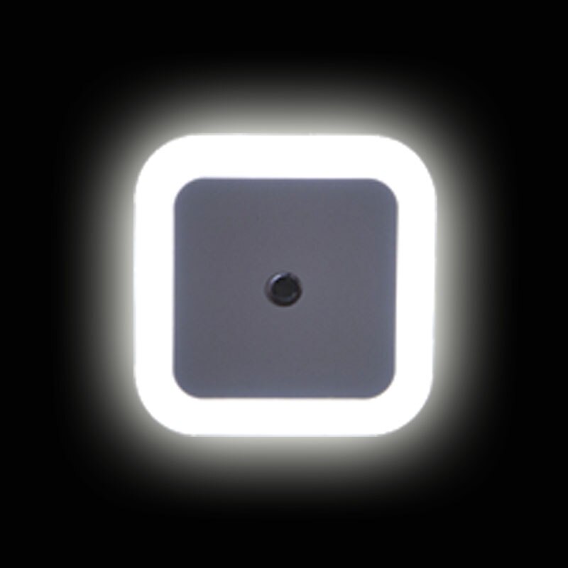 Kunst lyssensor nat til hjemmet indendørs  ac110v 220v i hvid gul blå rød led pærer nød tør batteri atmosfære: Hvid / Os