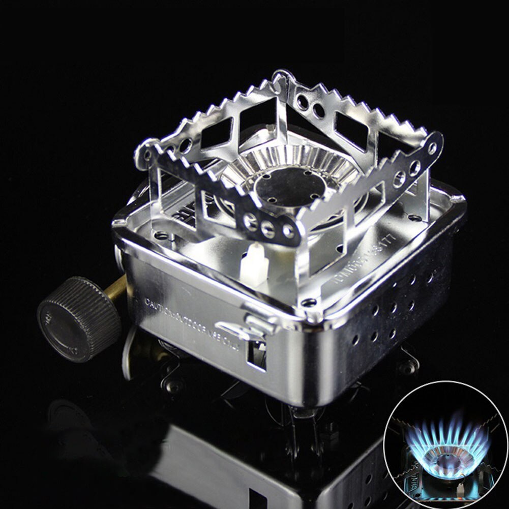 Mini Portable Outdoor Camping Picnic Folding Windproof Cooking Gas Burner Stove Electronic Stove hiking Foldable Split Stoves