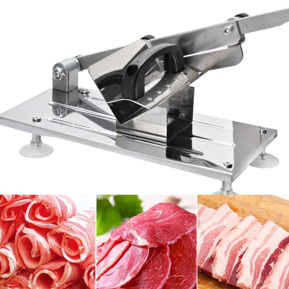 Meat slicer Slicer Sliced meat cutting machine slicer Household Manual Lamb Beef Slicer Frozen Meat Cutting Machine