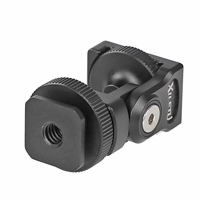 XILETU HB-1 Mini chaussures chaudes support de montage réglable sur caméra moniteur support 1/4 pouces vis pour vidéo caméra moniteur remplir L