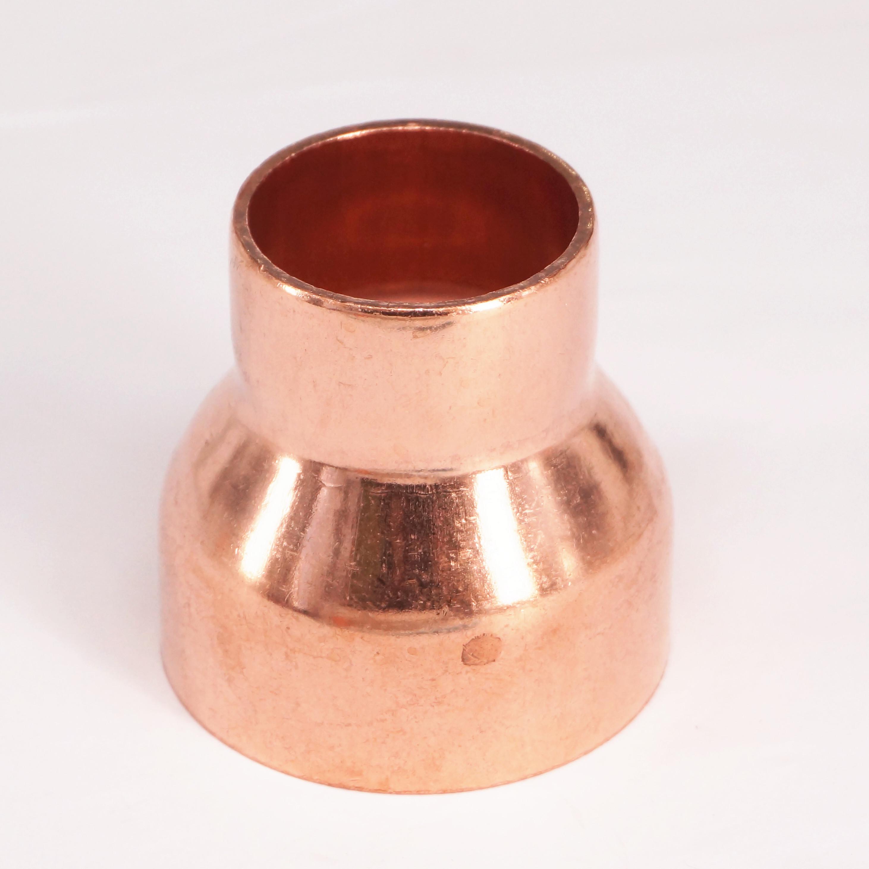 I.D 42mm/54mm Reduce Copper End Feed Reducer Welding Coupling Pipe Adapter Air Conditioner Refrigerator Chiller Plant