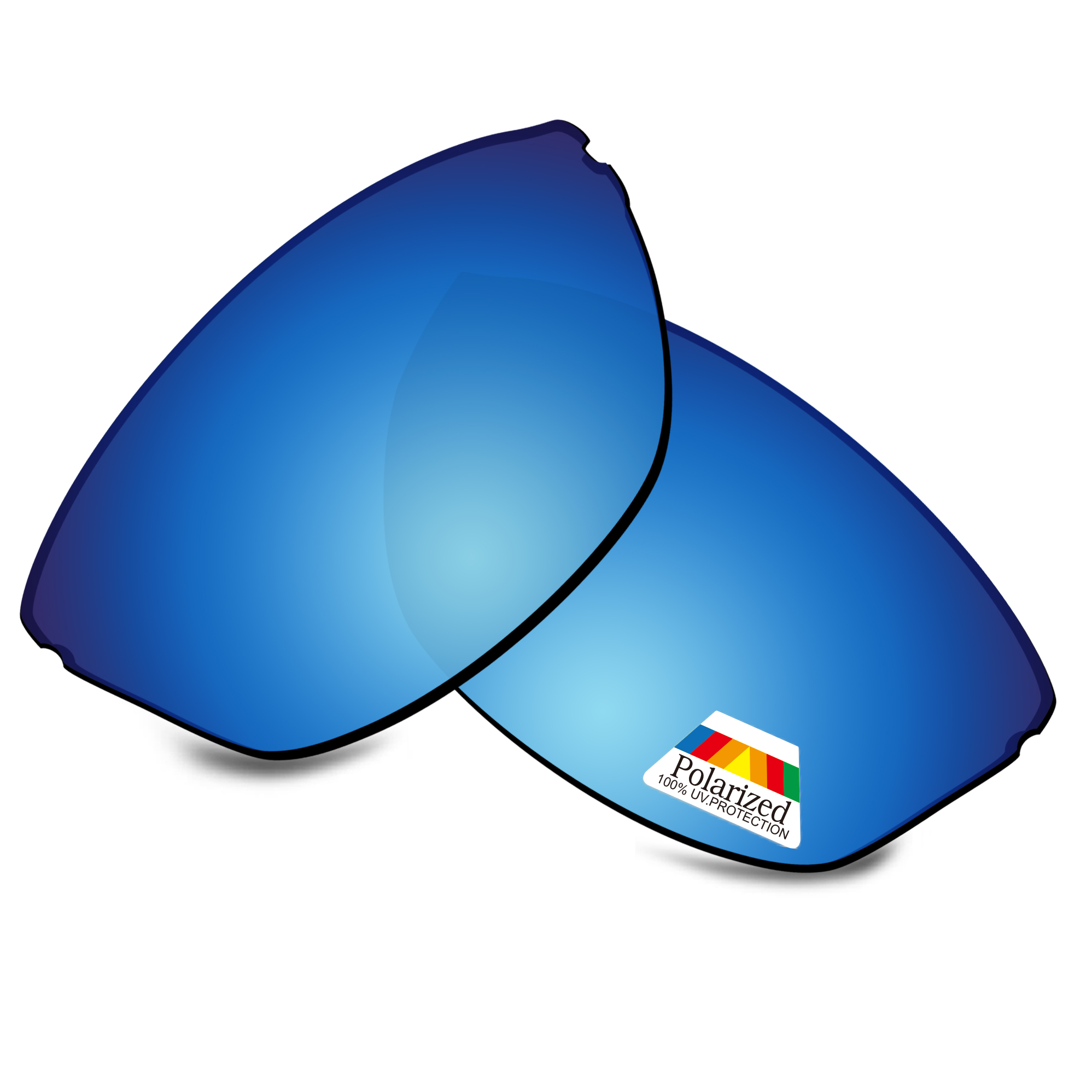 Bwake Polarisierte Ersatz Linsen für-Maui Jim Banyans MJ412 Sonnenbrille Rahmen-Mehrere Optionen: Ice Blue