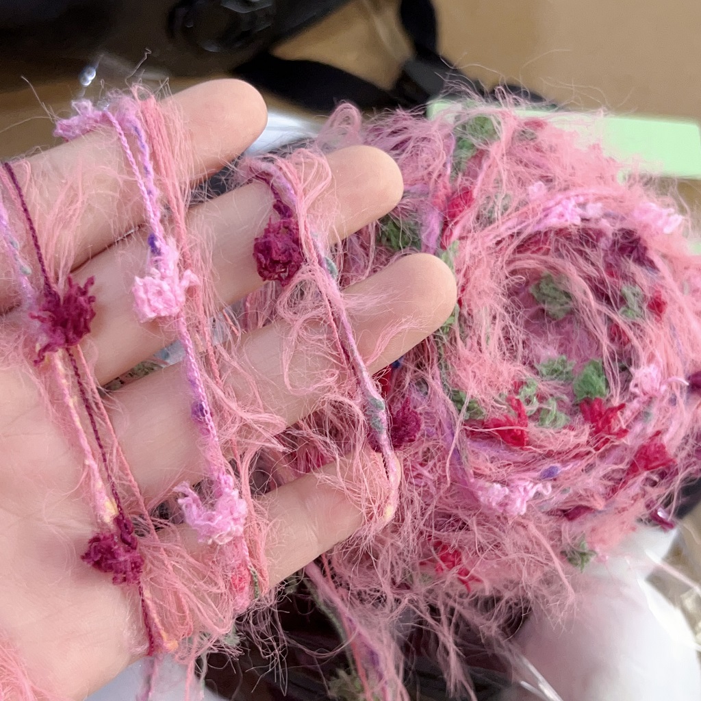 80g Hand Mixed Yarn for Knitting Fancy Knit Yarn Hand Crochet Thread Yarn Mix Crochet Line Handmade Bag Sweater