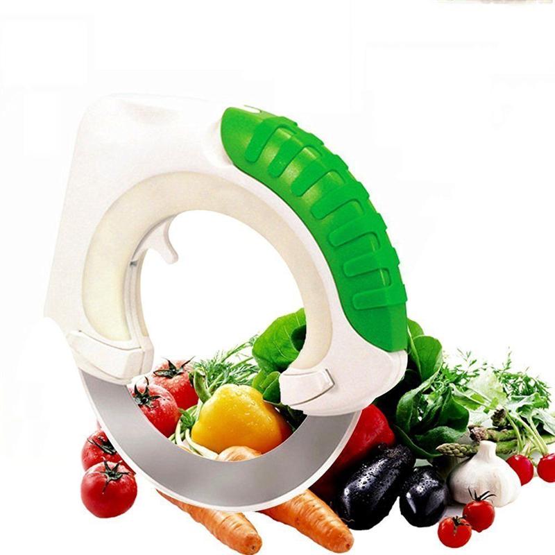 Circulaire Rolling Mes Multi-purpose Snijgereedschap Met Ergonomisch Vlees Salade Pizza Groenten Gebak Cutter Keuken Gadget