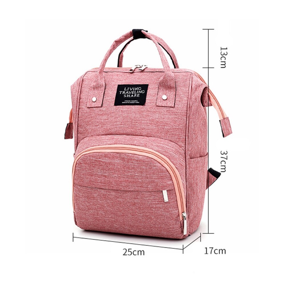 Große Kapazität Wasserdichte Reise Mutter Rucksack lässig Baby Pflege Windel Tasche stilvolle und bequem zu bedienen perfekte für Mutter