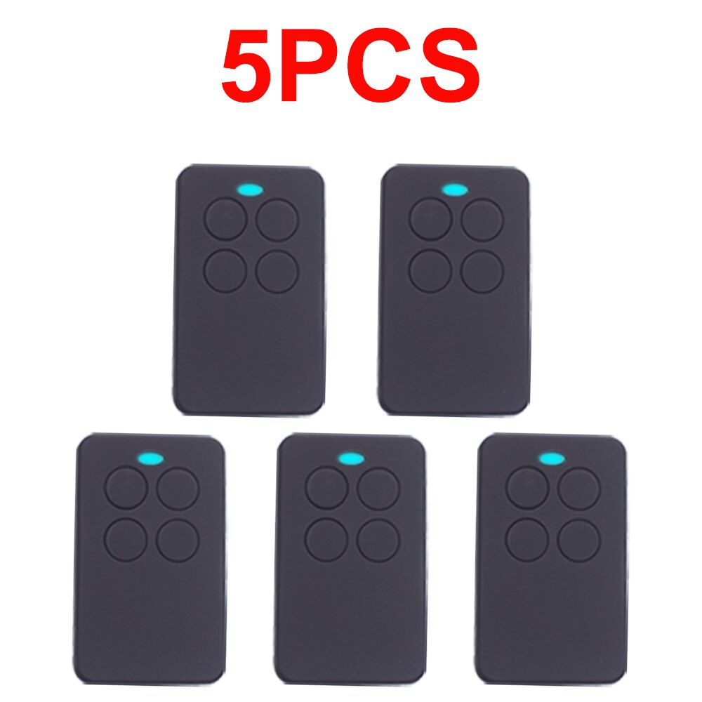 Garage Remote Clone CLEMSA MASTERCODE MV1 ERREKA IRRIS ROLLER SOL VEGA ROPER NEO MINI JCM GO Fixed Rolling Code: 5PCS Black