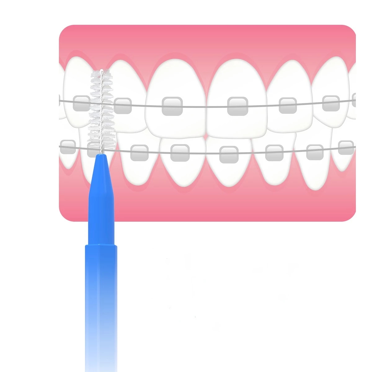 Kit de 30 pièces de pics dentaires Premium, brosses interdentaires portables et bâtons de fil dentaire pour un nettoyage efficace des dents, soins bucco-dentaires
