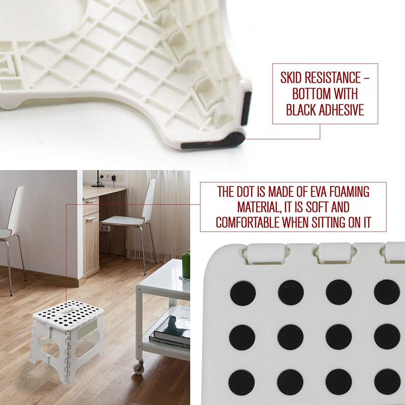 11 Inch Folding Step Stool for Adults and Kids Kitchen Stools Garden Stool