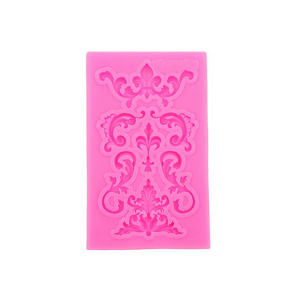 Gadgets Fondant Mallen Relief Silicone mold Europese Retro Relief Kant Fondant Gumpaste Chocolade Snoep Klei Silicone Mold