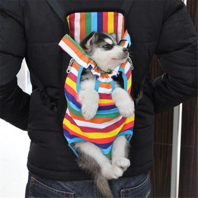 Huisdier Rugzak Mesh Ademend Rugzak Travel Dog Carrier Voor Kleine Hond Kat