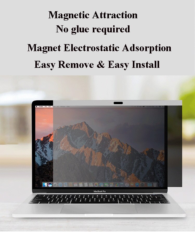 Befon tietosuojasuodatin näytön suojakalvo macbookille 12 tuuman  a1534- tuumaisen kannettavan tietokoneen kannettavan tietokoneen näyttö