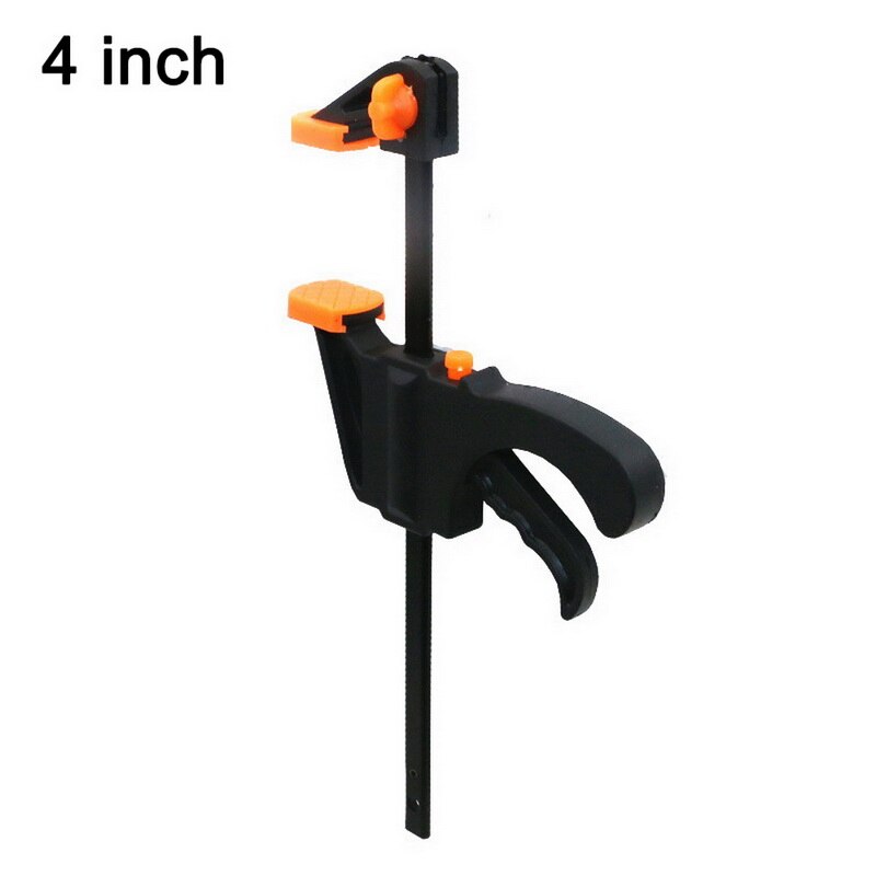 4 Inch Spreader Work Bar Clamp F Clamp Gadget Tool DIY Hand Speed Squeeze Quick Ratchet Release Clip Kit Wood Working: 1