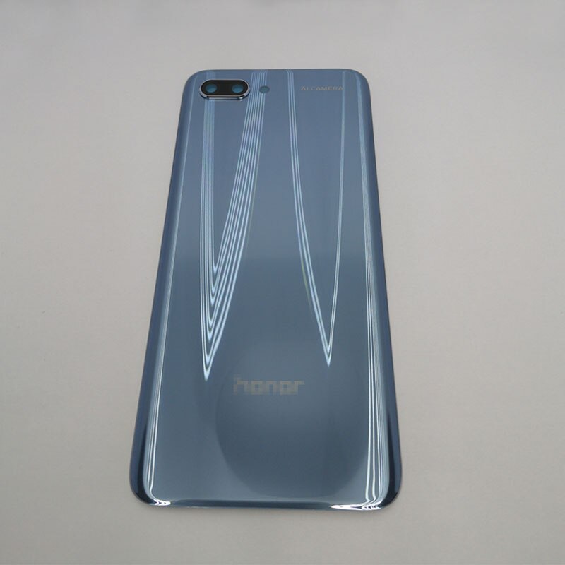 Para Huawei Honor 10 volta a tampa da bateria, para Huawei Honor 10 tampa traseira da bateria + caso da lente da câmera de substituição