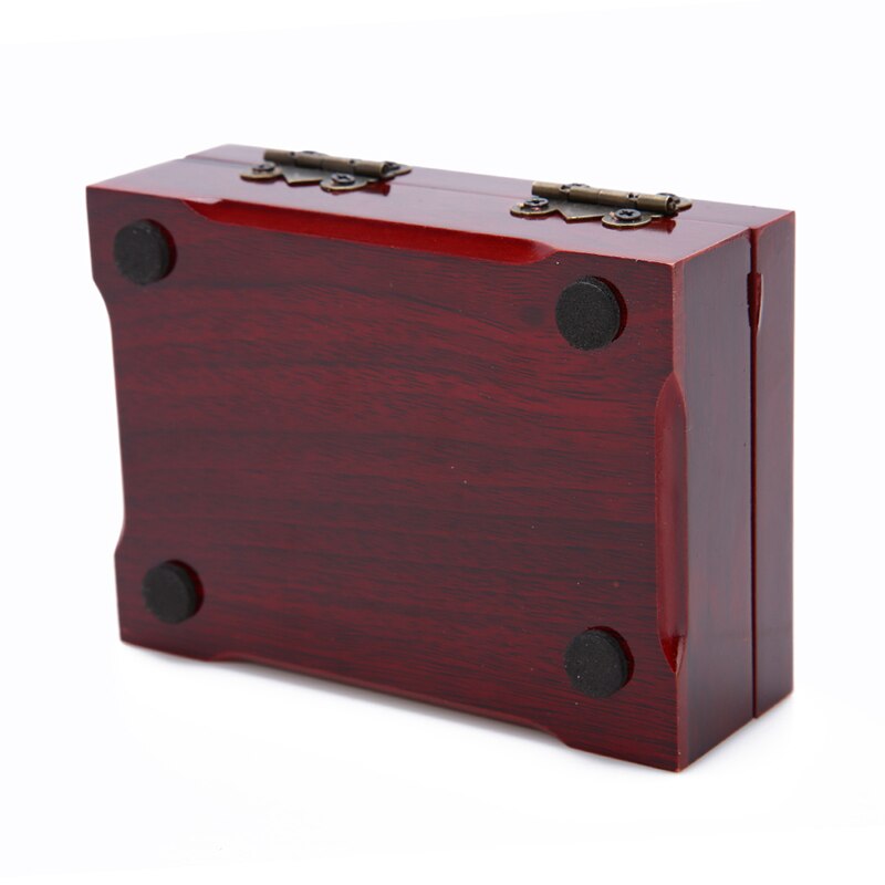 wooden box playing cards container storage case packing poker bridge box